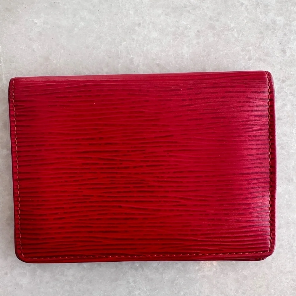 Louis Vuitton Red Epi ID Card Holder (MI1924) - Picture 2 of 8